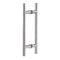Richelieu 8inch 203 mm Center to Center Round BacktoBack Pull for Glass Door, Polished Stainless Steel 87H2R198171 - alternate 1