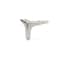 Richelieu Contemporary Furniture Leg, 4 3/16 in (106 mm), Brushed Nickel 915135100195 - alternate 2