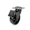 Richelieu 2 15/16-inch (75 mm) Contemporary Double Ring Swivel Caster with Brake, 50 kg 975602090 - alternate 5