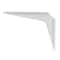 Richelieu 2-Pack Kolossus 18 in x 12 in Heavy-Duty Floating Desk Support Bracket, White 9910121830 - alternate 1