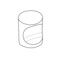 Richelieu 13/16 in (20 mm) Matte Chrome Contemporary Metal Cabinet Knob BP00320174 - alternate 2