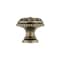 Richelieu 1 in (25 mm) Antique English Traditional Brass Cabinet Knob BP04325AE - alternate 3