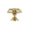 Richelieu 1 3/16 in (30 mm) Brass Traditional Brass Cabinet Knob BP04330130 - alternate 2