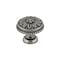 Richelieu 1 3/16 in (30 mm) Pewter Traditional Brass Cabinet Knob BP04330142 - alternate 1
