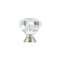 Richelieu 1 1/4 in (32 mm) Clear, Brushed Nickel Eclectic Metal, Acrylic Cabinet Knob BP1008019511 - alternate 4