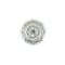 Richelieu 1 3/8 in (35 mm) Clear, Brushed Nickel Eclectic Metal, Acrylic Cabinet Knob BP1008519511 - alternate 4