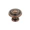Richelieu 1 5/16 in (34 mm) Antique Copper Traditional Metal Cabinet Knob BP10734193 - alternate 1