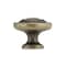 Richelieu 1 5/16 in (34 mm) Burnished Brass Traditional Metal Cabinet Knob BP10734BB - alternate 2