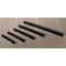 Richelieu 6 5/16 in (160 mm) Center-to-Center Brushed Black Contemporary Drawer Pull BP13101160990 - alternate 2
