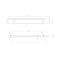 Richelieu 6 5/16 in (160 mm) Center-to-Center Brushed Black Contemporary Drawer Pull BP13101160990 - alternate 6