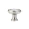 Richelieu 1 1/4 in (32 mm) Brushed Nickel Traditional Brass Cabinet Knob BP1430195 - alternate 2