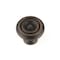 Richelieu 1 1/4 in (32 mm) Brushed Oil-Rubbed Bronze Traditional Brass Cabinet Knob BP1430BORB - alternate 1