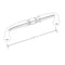 Richelieu 3-1/2 in. (89 mm) Center-to-Center Antique English Traditional Drawer Pull BP1451AE - alternate 3