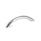 Richelieu 3-3/4 in. (96 mm) Center-to-Center Chrome Contemporary Drawer Pull BP15400140 - alternate 1
