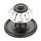 Richelieu 1 5/16 in (33 mm) Burnished Brass Eclectic Metal, Acrylic Cabinet Knob BP16063244BB - alternate 1