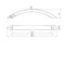 Richelieu 5-1/16 in. (128 mm) Center-to-Center Brushed Nickel Contemporary Drawer Pull BP16338195 - alternate 4