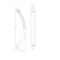 Richelieu 3 3/4 in (96 mm) Center-to-Center Matte Black Contemporary Drawer Pull BP16396900 - alternate 3