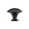 Richelieu 1 3/16 in (30 mm) Matte Black Contemporary Metal Cabinet Knob BP16930900 - alternate 4