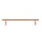 Richelieu 6 5/16 in (160 mm) Center-to-Center Polished Copper Contemporary Drawer Pull BP205160191 - alternate 3