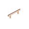 Richelieu 1/8 in (3 mm) Center-to-Center Polished Copper Contemporary Cabinet Pull BP20576191 - alternate 1