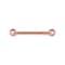 Richelieu 5 1/16 in (128 mm) Center-to-Center Polished Copper Eclectic Drawer Pull BP2209128191 - alternate 4