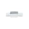 Richelieu 3 17/32 in (90 mm) x 1 7/32 in (31 mm) Chrome Contemporary Cabinet Knob and Backplate Abbeydale BP224543140 - alternate 3