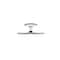 Richelieu 3 17/32 in (90 mm) x 1 7/32 in (31 mm) Chrome Contemporary Cabinet Knob and Backplate Abbeydale BP224543140 - alternate 4