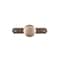 Richelieu 1 9/16 in (40 mm) Champagne Bronze Transitional Cabinet Knob and Backplate BP228640CHBRZ - alternate 2