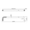 Richelieu 12 in. (305 mm) Center-to-Center Brushed Nickel Contemporary Drawer Pull BP228812195 - alternate 3