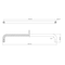 Richelieu 7 9/16 in (192 mm) Center-to-Center Brushed Nickel Contemporary Drawer Pull BP2288192195 - alternate 6