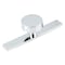 Richelieu 1 9/16 in (40 mm) Chrome Contemporary Cabinet Knob and Backplate BP229540140 - alternate 1