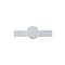 Richelieu 1 9/16 in (40 mm) Chrome Contemporary Cabinet Knob and Backplate BP229540140 - alternate 3