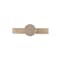 Richelieu 1 9/16 in (40 mm) Champagne Bronze Contemporary Cabinet Knob and Backplate BP229540CHBRZ - alternate 3