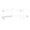 Richelieu 6-5/16 in. (160 mm) Center-to-Center Brushed Nickel Contemporary Drawer Pull BP2323160195 - alternate 2