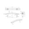 Richelieu 3 3/4 in (96 mm) Center-to-Center Brushed Nickel Contemporary Drawer Pull BP232396195 - alternate 5