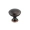 Richelieu 1 3/16 in (30 mm) Brushed Oil-Rubbed Bronze Traditional Metal Cabinet Knob BP2391230BORB - alternate 1