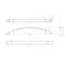 Richelieu 12 5/8 in (320 mm) Center-to-Center Brushed Nickel Traditional Drawer Pull BP2606320195 - alternate 4