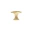 Richelieu 1 3/8 in (35 mm) x 25/32 in (20 mm) Satin Brass Traditional Cabinet Knob BP260637160 - alternate 3