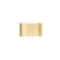Richelieu 1 3/8 in (35 mm) x 25/32 in (20 mm) Satin Brass Traditional Cabinet Knob BP260637160 - alternate 4