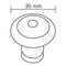 Richelieu 1 3/16 in (30 mm) Matte Black Traditional Forged Iron Cabinet Knob BP260730900 - alternate 4