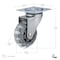 Richelieu Contemporary Furniture Caster, Swivel Without Brake, with Plate, Clear, Gray BP26502010502 - alternate 2