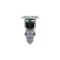 Richelieu Contemporary Furniture Caster, Swivel with Brake, with Plate, Clear, Gray BP26502020502 - alternate 3