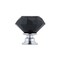 Richelieu 1 3/16 in (30 mm) Chrome, Black Contemporary Cabinet Knob BP30303014090 - alternate 3