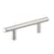 Richelieu 4-1/4 in. (108 mm) Center-to-Center Brushed Nickel Steel Contemporary Drawer Pull BP305108195 - alternate 1