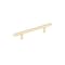 Richelieu 5 1/16 in (128 mm) Center-to-Center Satin Brass Contemporary Drawer Pull BP305128160 - alternate 1