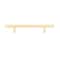 Richelieu 5 1/16 in (128 mm) Center-to-Center Satin Brass Contemporary Drawer Pull BP305128160 - alternate 3