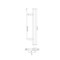 Richelieu 11-3/4 in. (298 mm) Center-to-Center Brushed Nickel Steel Contemporary Drawer Pull BP305298195 - alternate 2