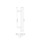 Richelieu 3 in. (76 mm) Center-to-Center Brushed Nickel Steel Contemporary Drawer Pull BP30576195 - alternate 5