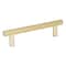 Richelieu 5 1/16-inch (128 mm) Center to Center Satin Brass Contemporary Cabinet Pull BP3060128160 - alternate 1