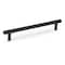 Richelieu 7 9/16-inch (192 mm) Center to Center Matte Black Contemporary Cabinet Pull BP3060192900 - alternate 1